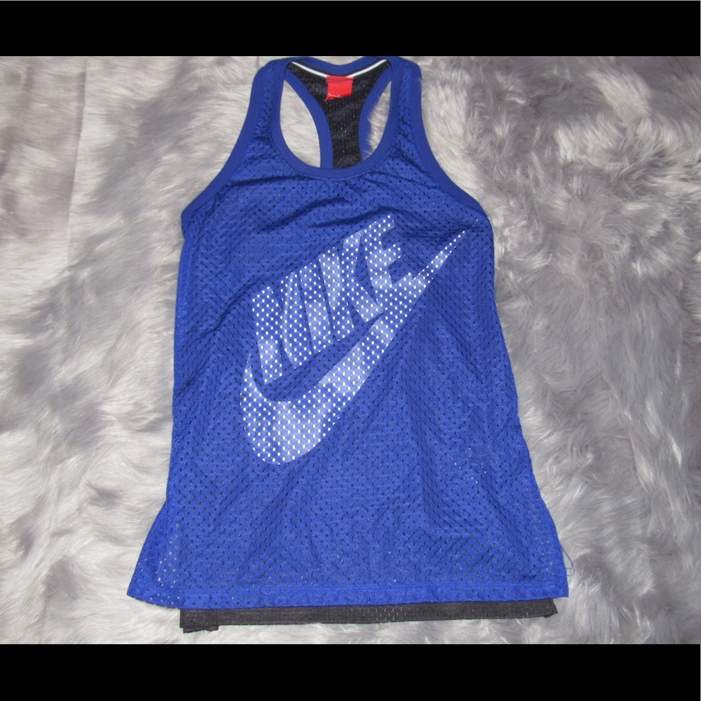 NIKE DISCONTINUED Multi Layer T-Back Tank